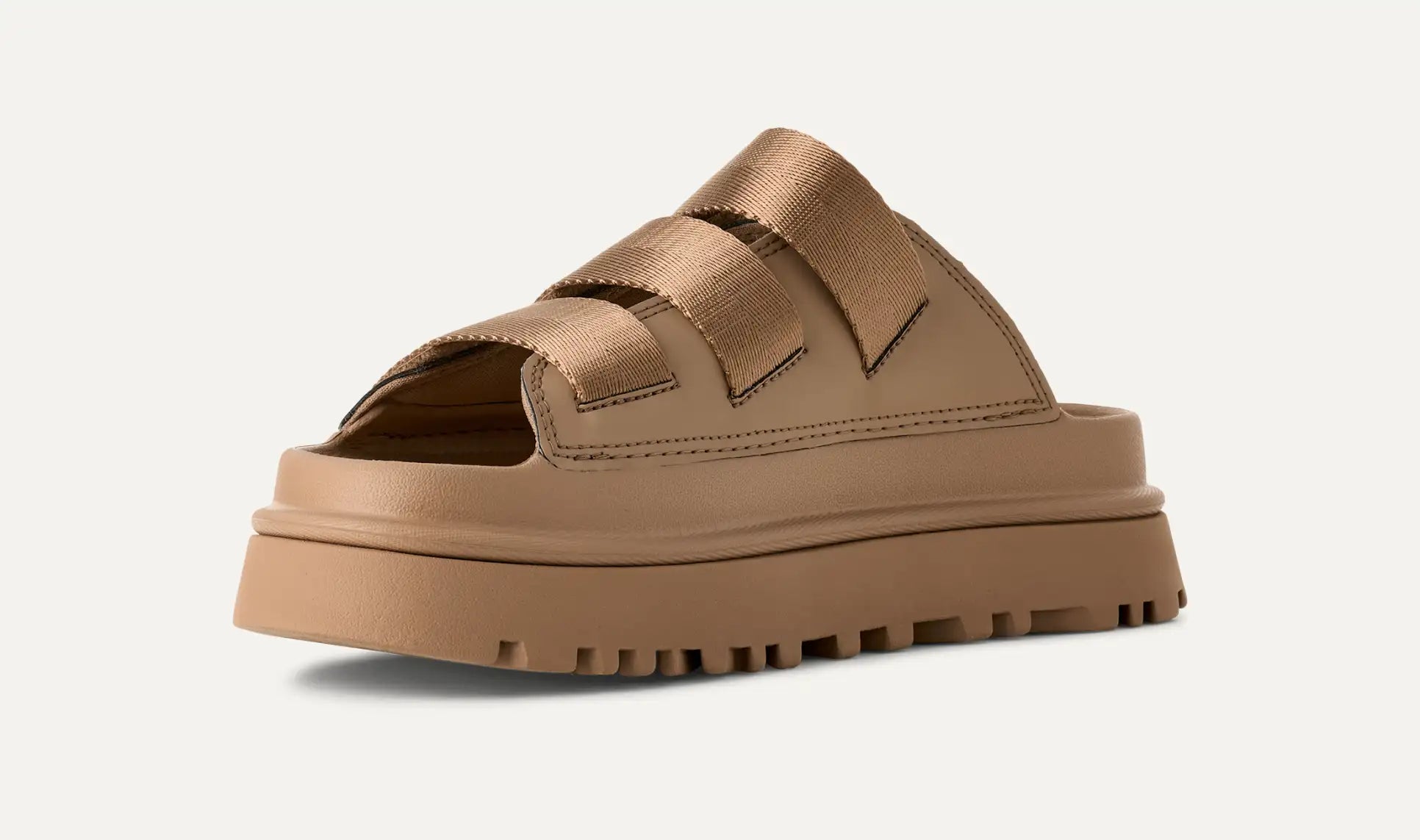 WOMEN'S UGG GOLDENGLOW SLIDE | DARK SAND