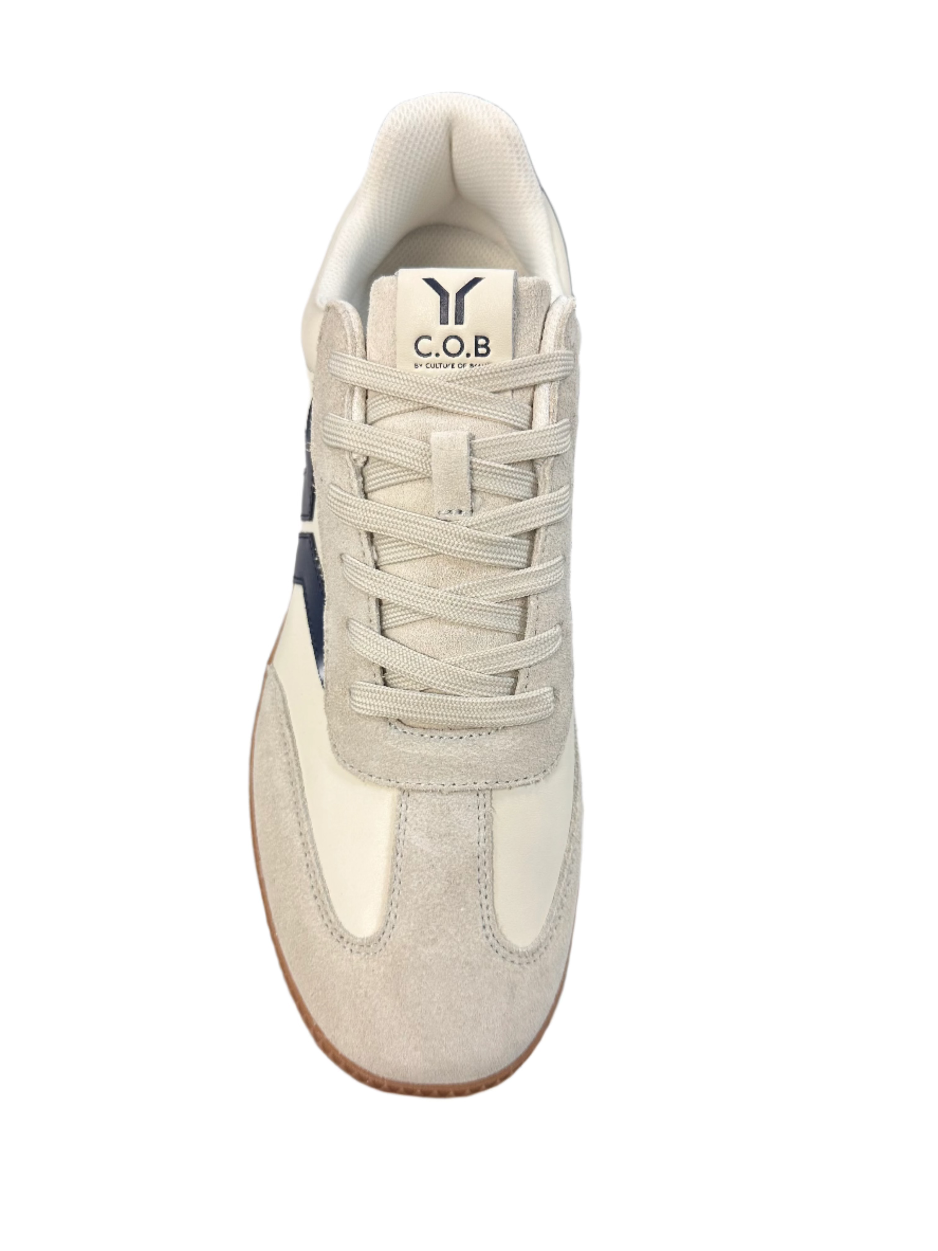 MEN'S C.O.B by CULTURE OF BRAVE FEARLESS SNEAKER | WHITE / NAVY