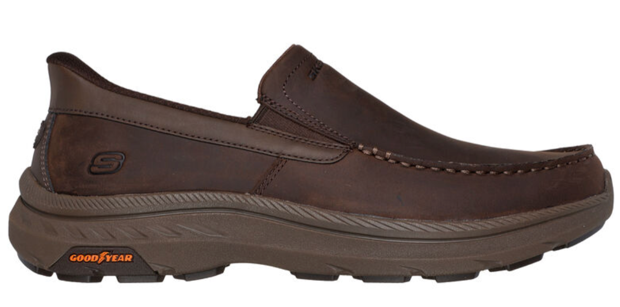 MEN'S SKECHERS SLIP-IN RELAXED FIT: POLLARD - OSGOOD | COCOA