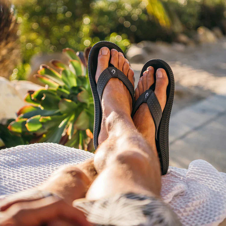 MEN'S OLUKAI ULELE | BLACK / BLACK
