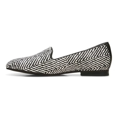 WOMEN'S VIONIC WILLA FLAT | BLACK / WHITE