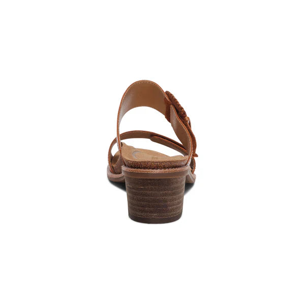 WOMEN'S AETREX TATIANA ARCH SUPPORT HEEL | COGNAC