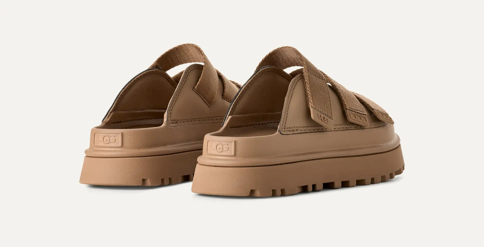 WOMEN'S UGG GOLDENGLOW SLIDE | DARK SAND