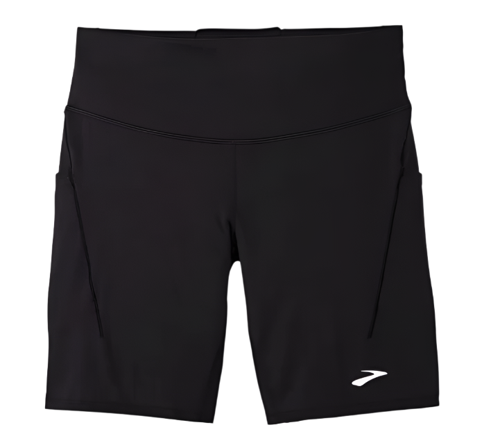 WOMEN'S BROOKS SPARK 8" SHORT TIGHT | BLACK