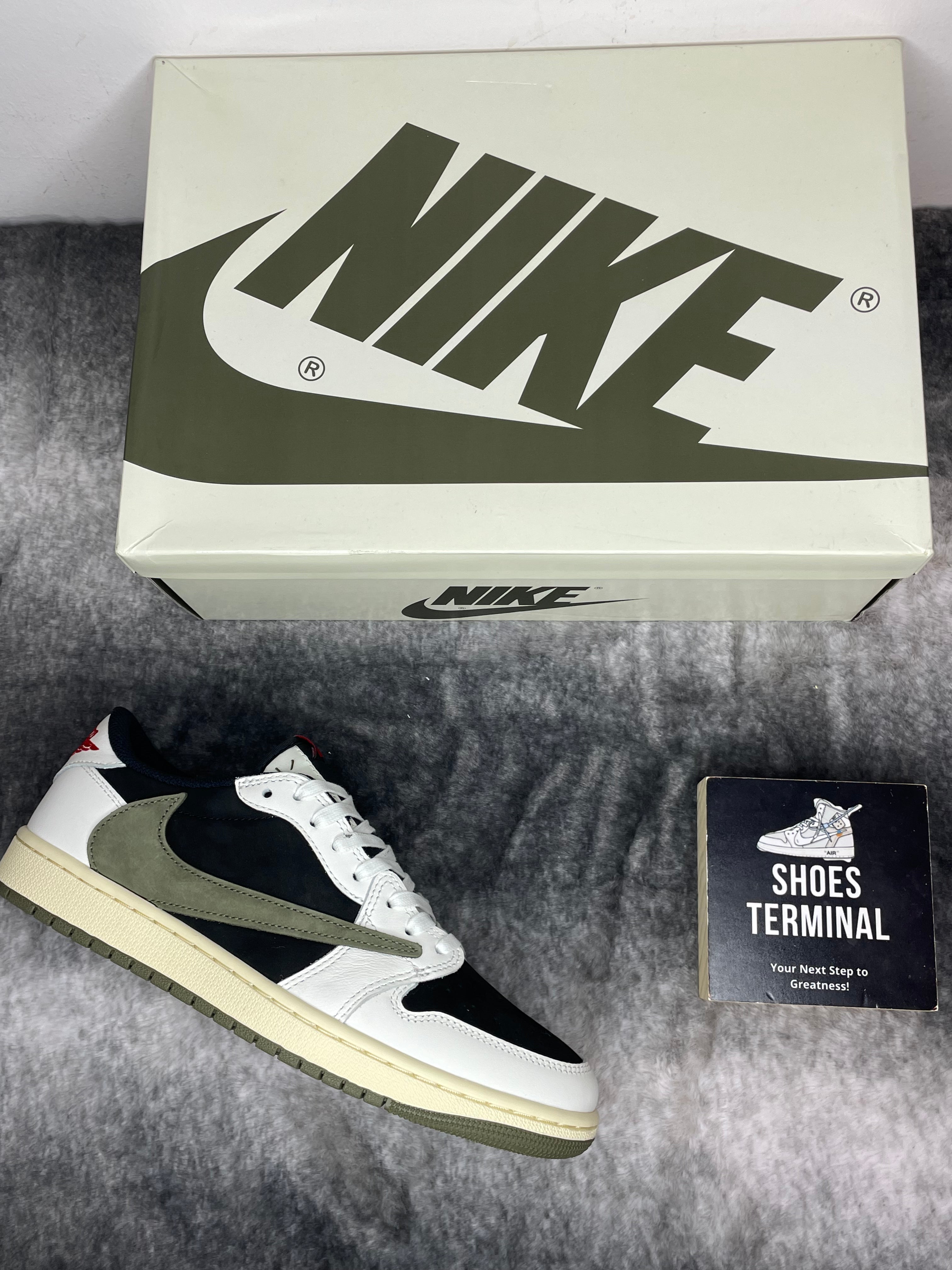 Air Jordan 1 Retro Low OG SP Travis Scott Olive