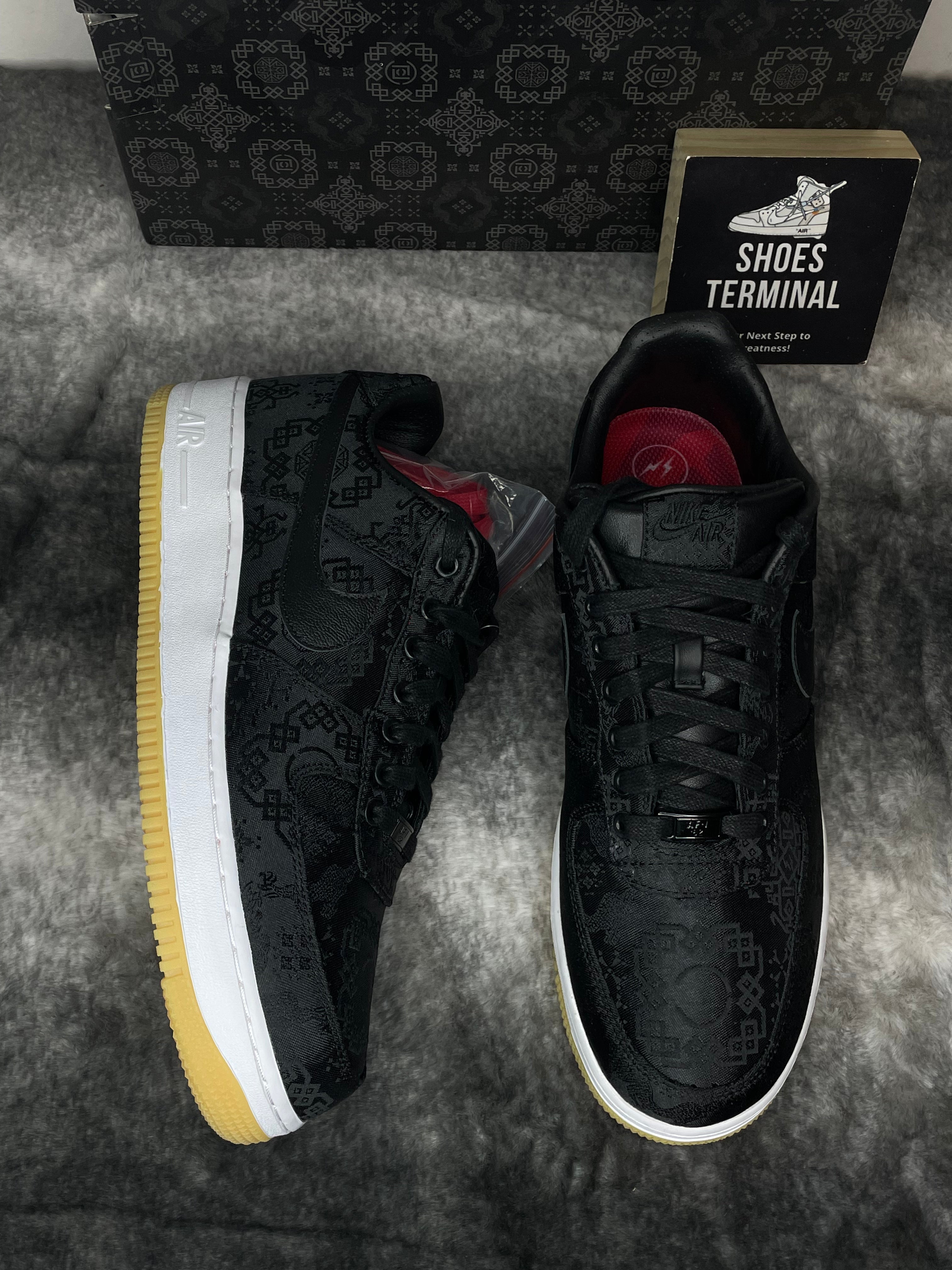 Air Force 1 Low Fragment Design X Clot Black