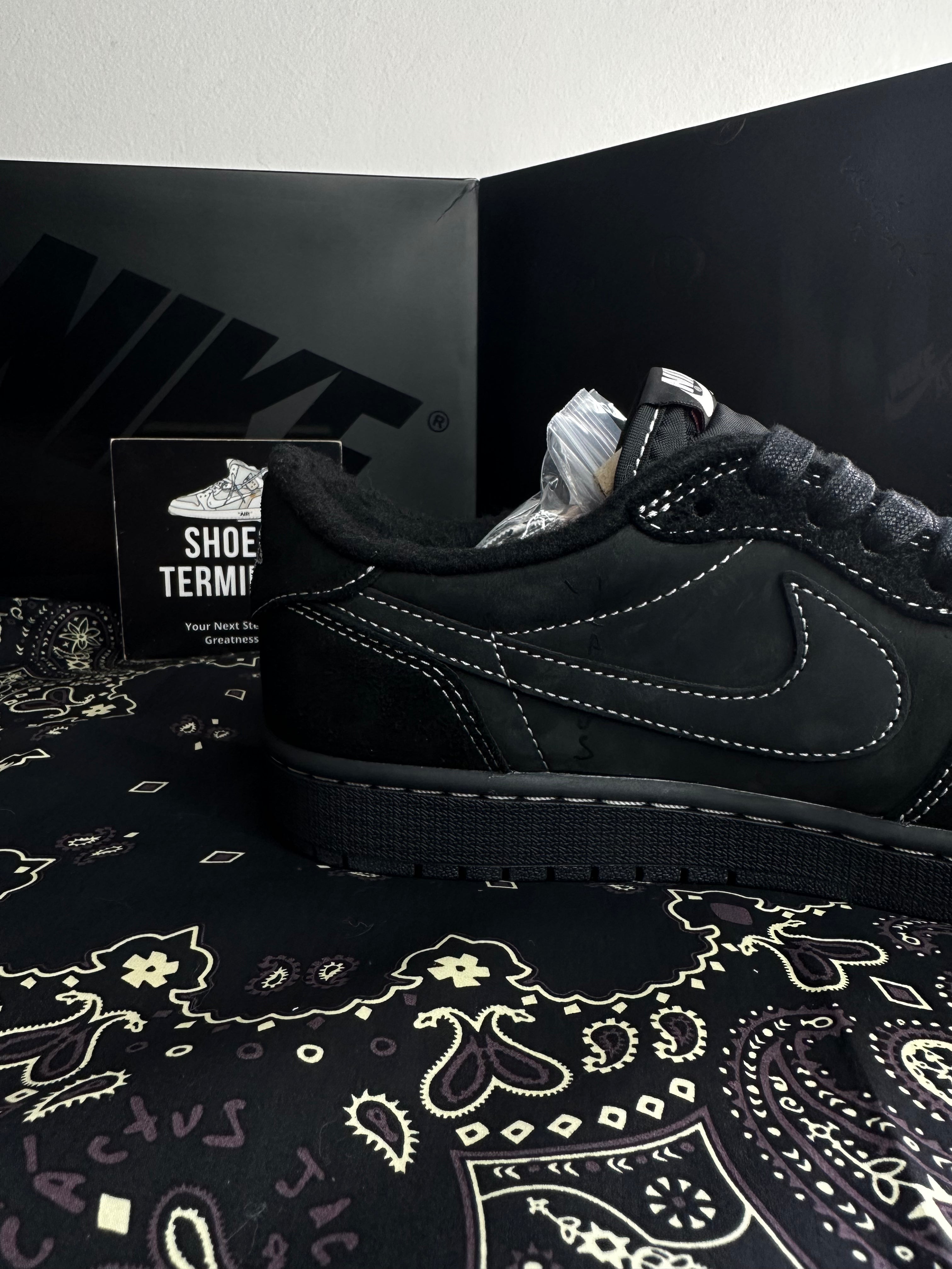 Air Jordan 1 Retro Low OG SP Travis Scott Black Phantom