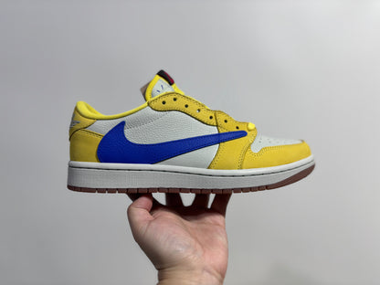 Air Jordan 1 Low OG SP  x Travis scott Elkins Canary