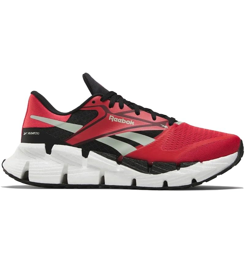 Reebok Men's Floatzig 1 Sneaker, Red/Grey/White, 9
