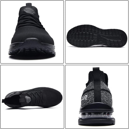 IIV Mens Air Running Shoes Casual Tennis Walking Athletic Gym Fashion Lightweight Slip On Sneakers
