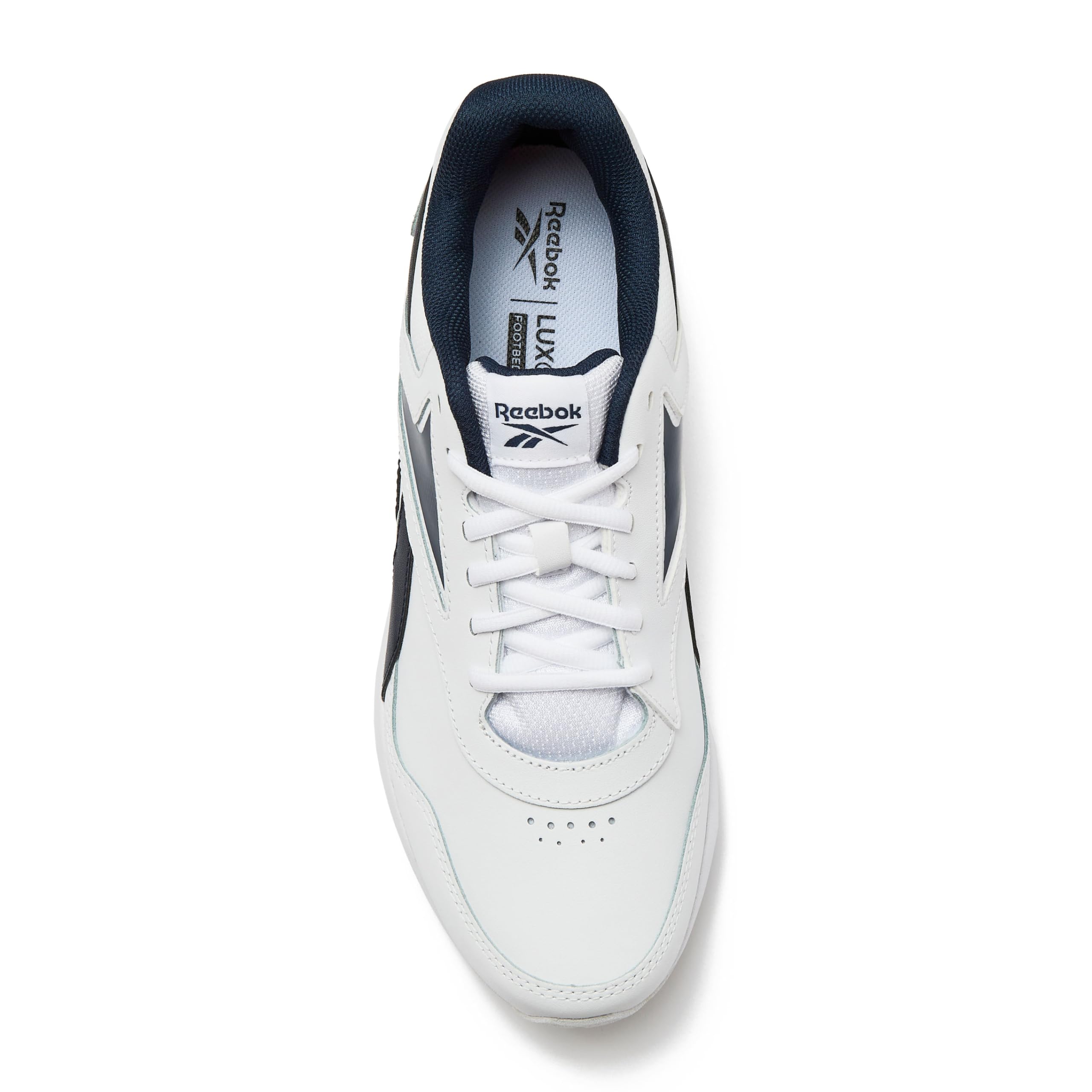 Reebok Ultra 7 DMX Max Walking Sneakers for Men Shoe, White/Collegiate Navy/Collegiate Royal, 10.5