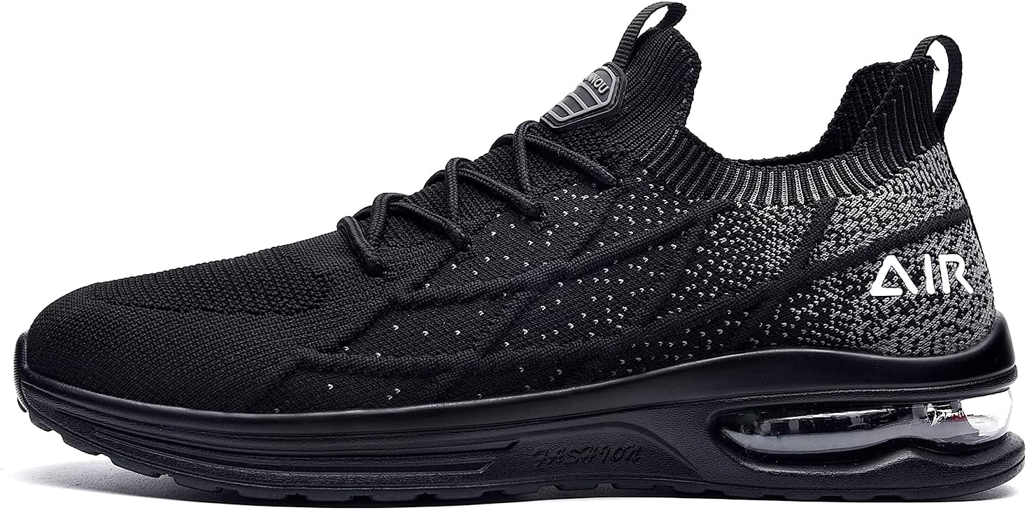 IIV Mens Air Running Shoes Casual Tennis Walking Athletic Gym Fashion Lightweight Slip On Sneakers
