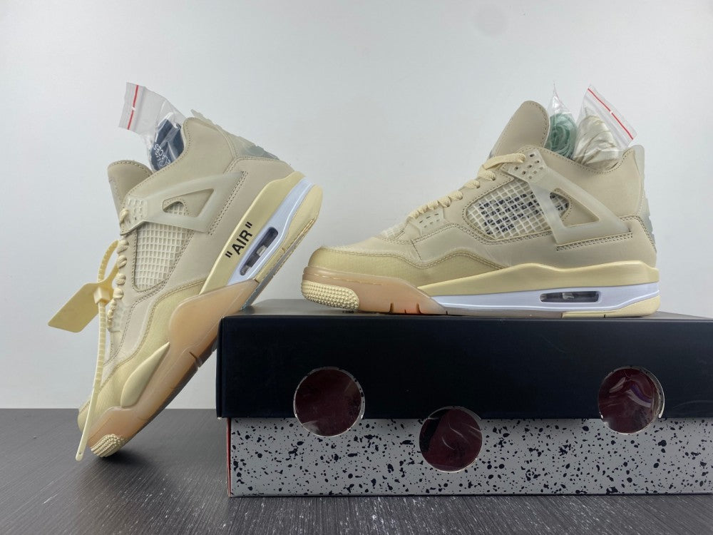 Air Jordan 4 Retro Off-White Sail