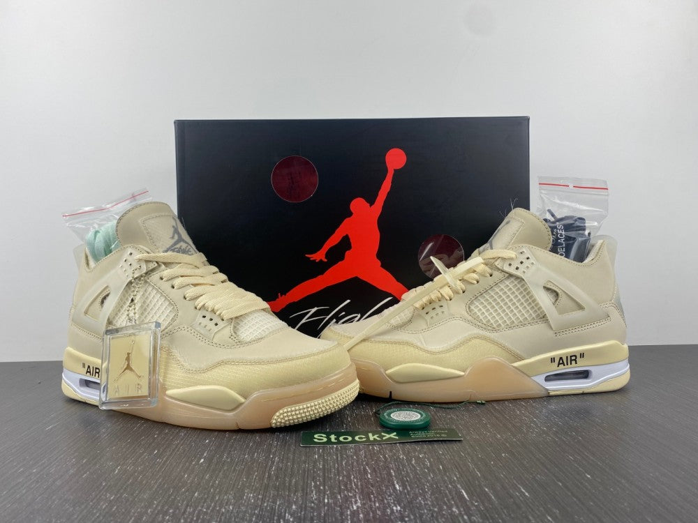 Air Jordan 4 Retro Off-White Sail