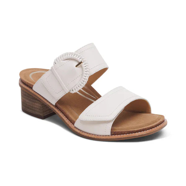 WOMEN'S AETREX TATIANA ARCH SUPPORT HEEL | IVORY