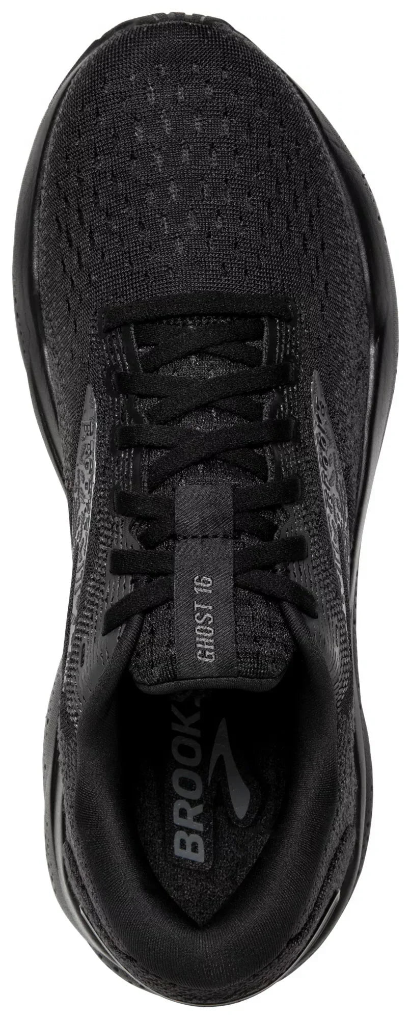 MEN'S BROOKS GHOST 16 | BLACK / BLACK / EBONY