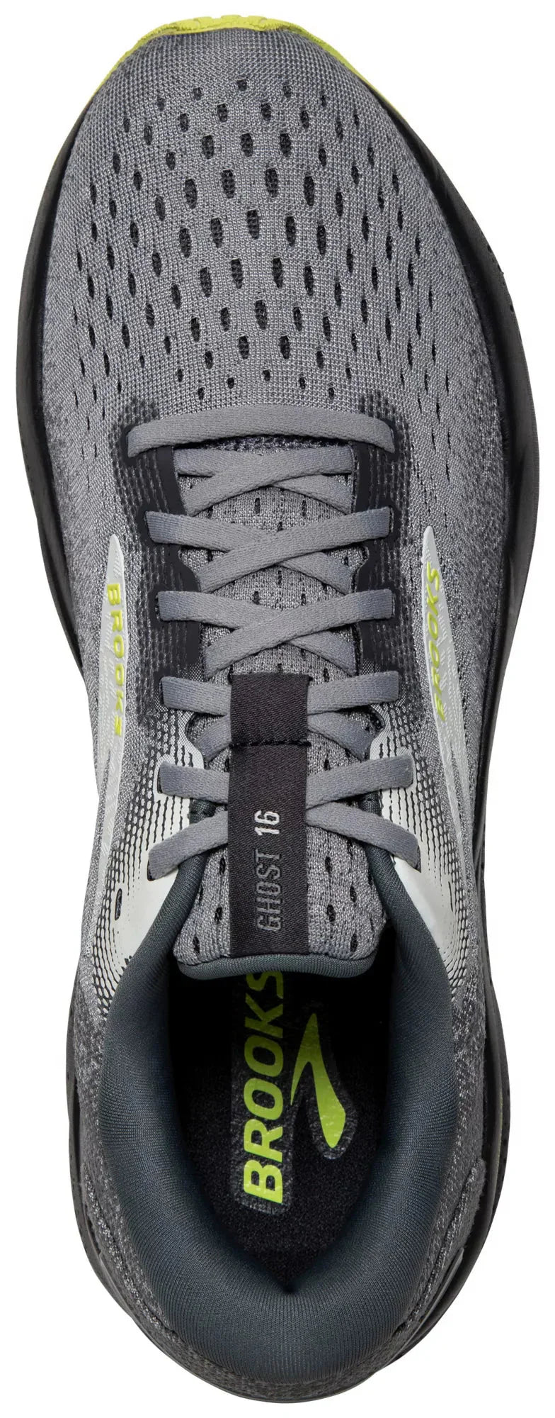 MEN'S BROOKS GHOST 16 | PRIMER / GRAY / LIME