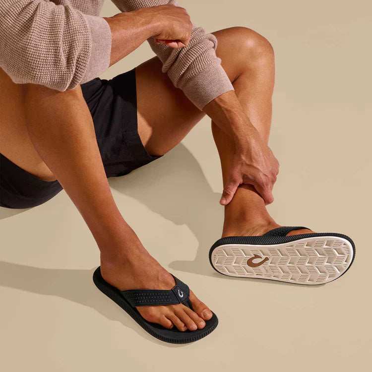 MEN'S OLUKAI ULELE | BLACK / BLACK
