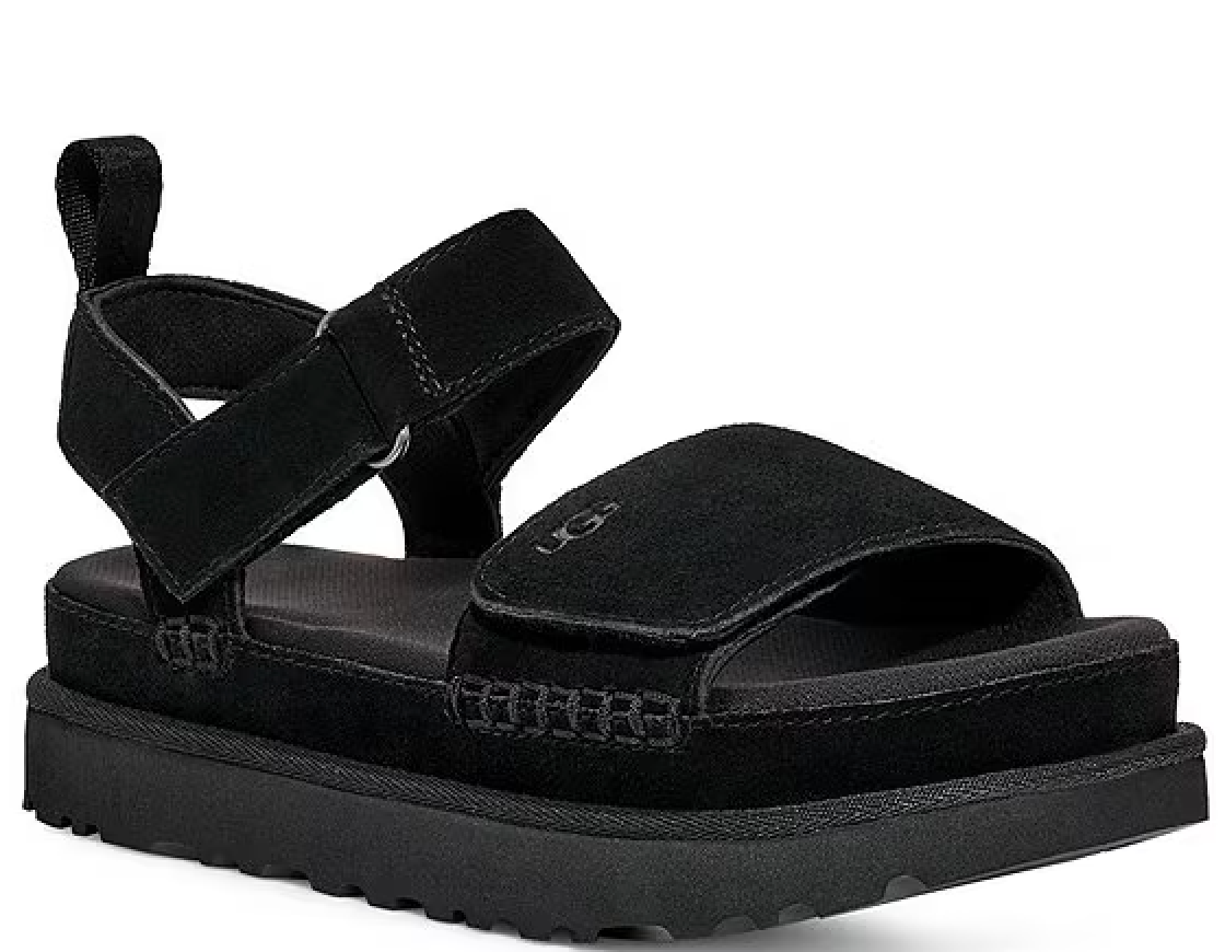 WOMEN'S UGG GOLDENSTAR  SANDAL | BLACK