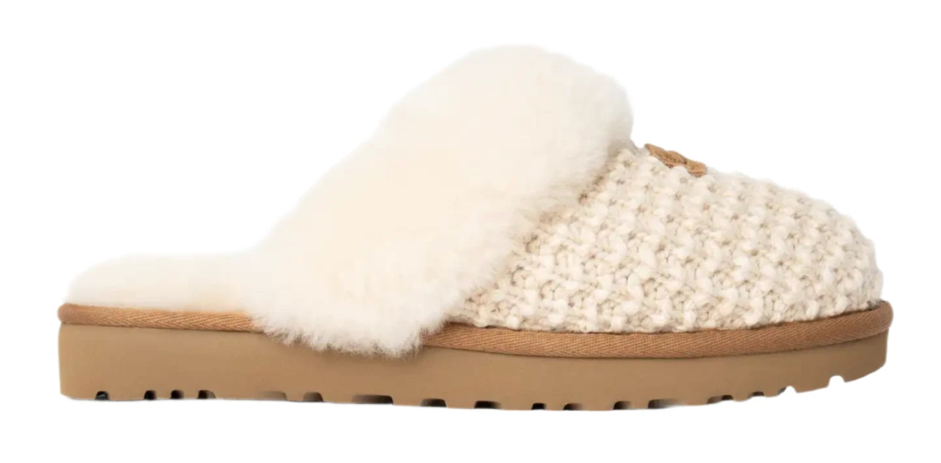 WOMEN'S UGG COZY KNIT SLIPPER | CREAM