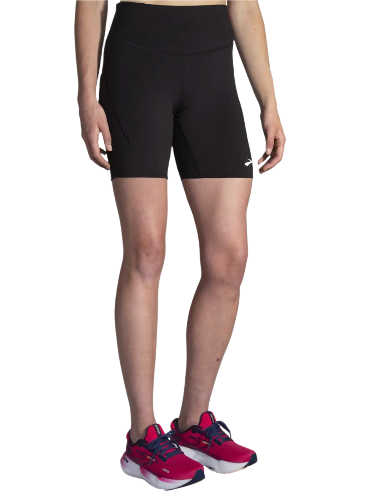 WOMEN'S BROOKS SPARK 8" SHORT TIGHT | BLACK