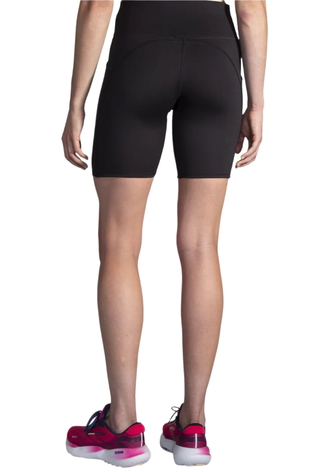 WOMEN'S BROOKS SPARK 8" SHORT TIGHT | BLACK