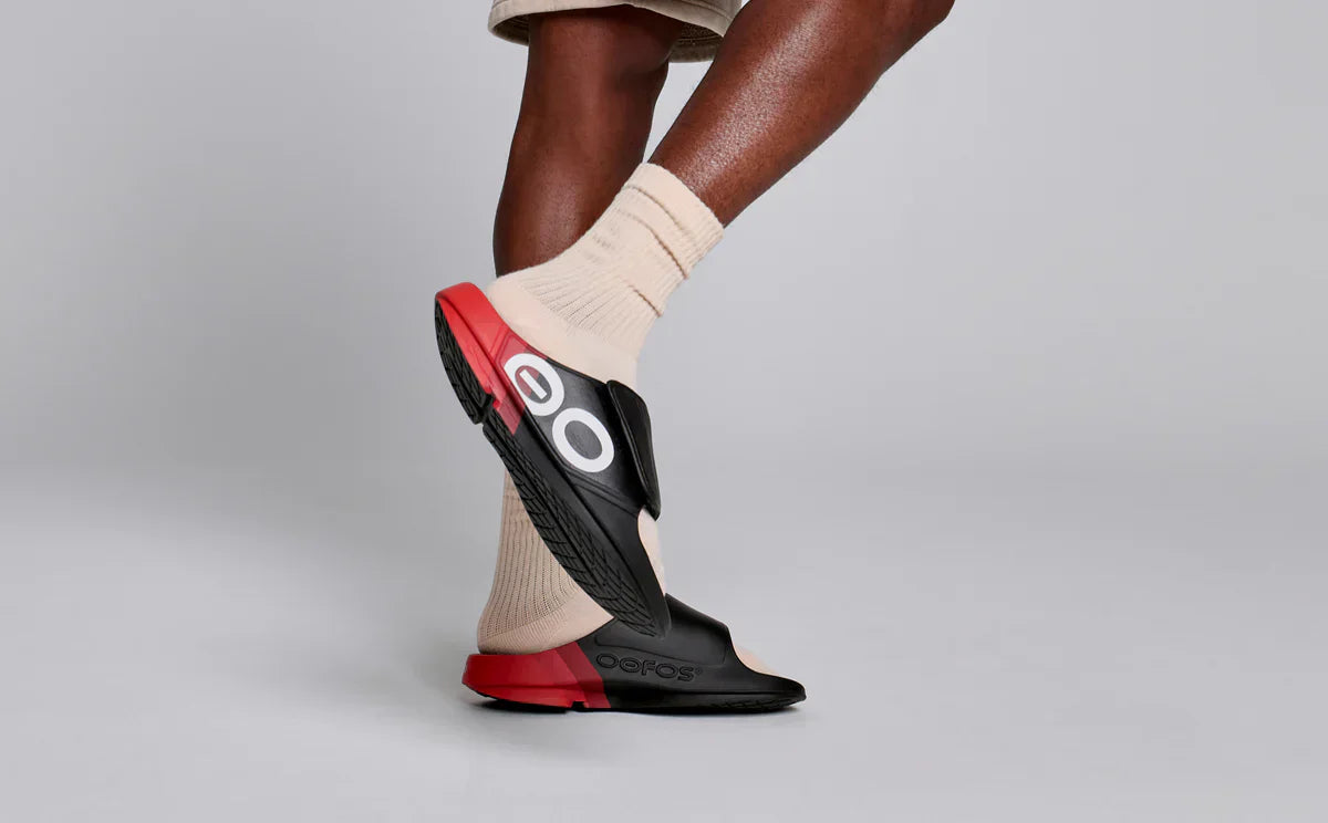 UNISEX OOFOS OOAHH SPORT FLEX LIMITED SLIDE | FIRE RALLY