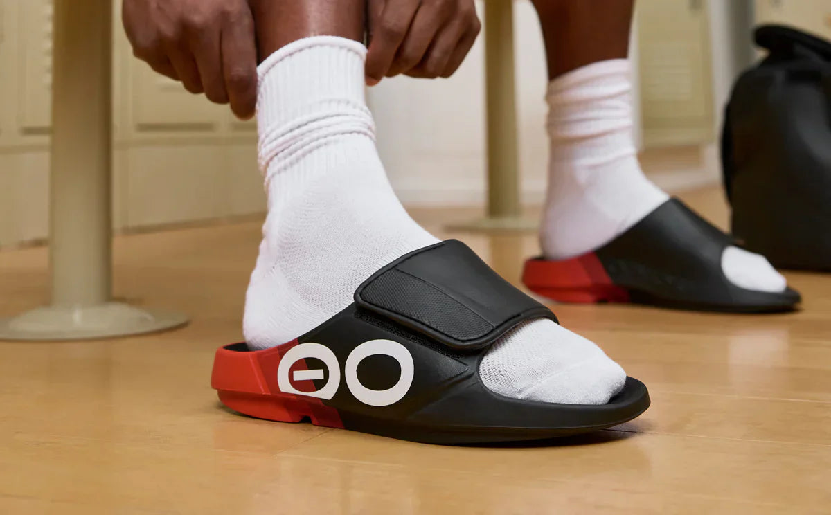 UNISEX OOFOS OOAHH SPORT FLEX LIMITED SLIDE | FIRE RALLY