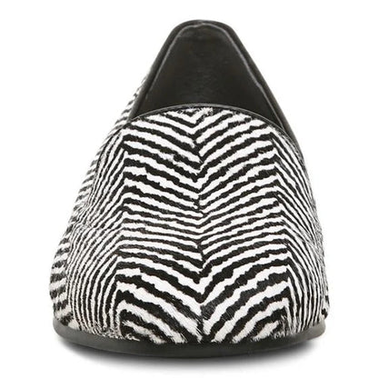 WOMEN'S VIONIC WILLA FLAT | BLACK / WHITE