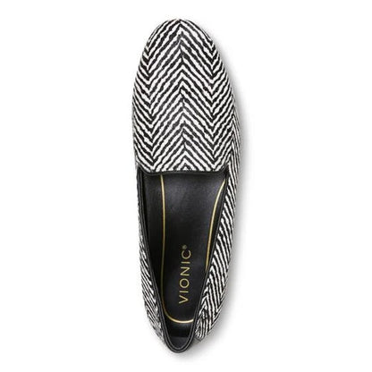 WOMEN'S VIONIC WILLA FLAT | BLACK / WHITE