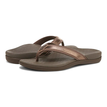 WOMEN'S VIONIC TIDE II TOE POST SANDAL | BRONZE / METALLIC