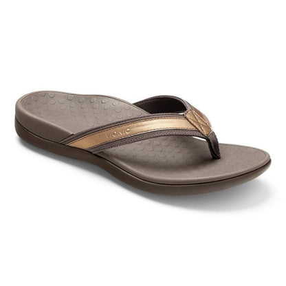 WOMEN'S VIONIC TIDE II TOE POST SANDAL | BRONZE / METALLIC