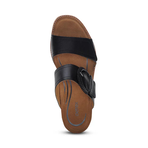 WOMEN'S AETREX TATIANA ARCH SUPPORT HEEL | BLACK