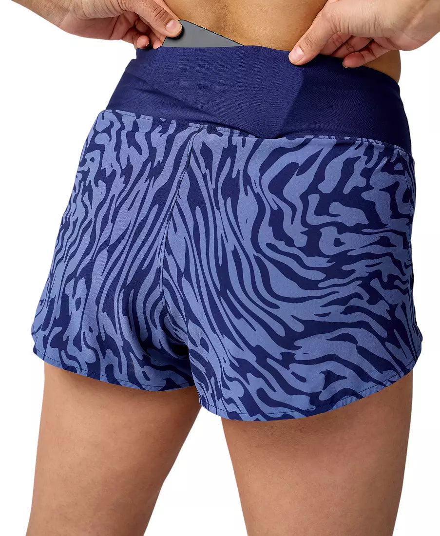 WOMEN'S BROOKS CHASER 3" SHORT 2.0 | MIDNIGHT SPEEDSCAPE
