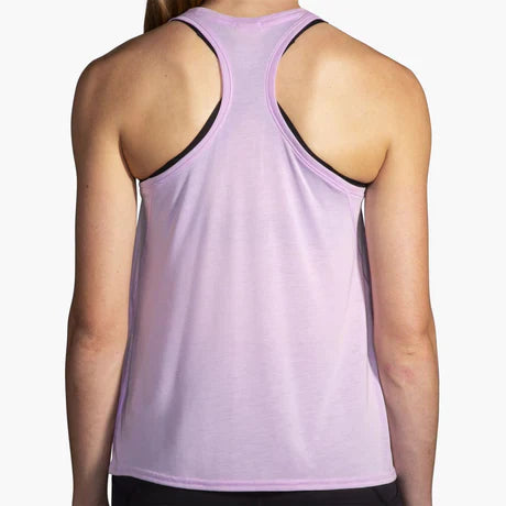 WOMEN'S BROOKS DISTANCE TANK 3.0 | LIGHT ORCHID / RH ICONS