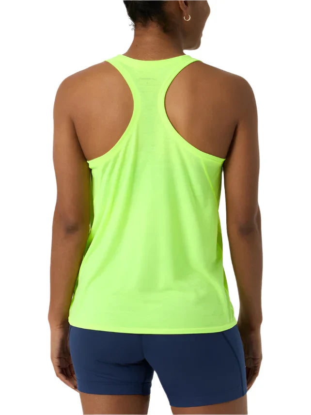 WOMEN'S BROOKS DISTANCE TANK 3.0 | NEO YELLOW / RUN HAPPY
