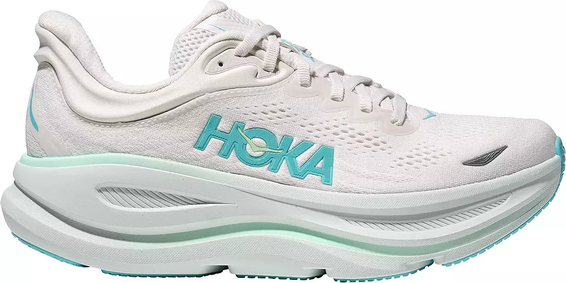 WOMEN'S HOKA BONDI 9 | FROST / CIELO BLUE