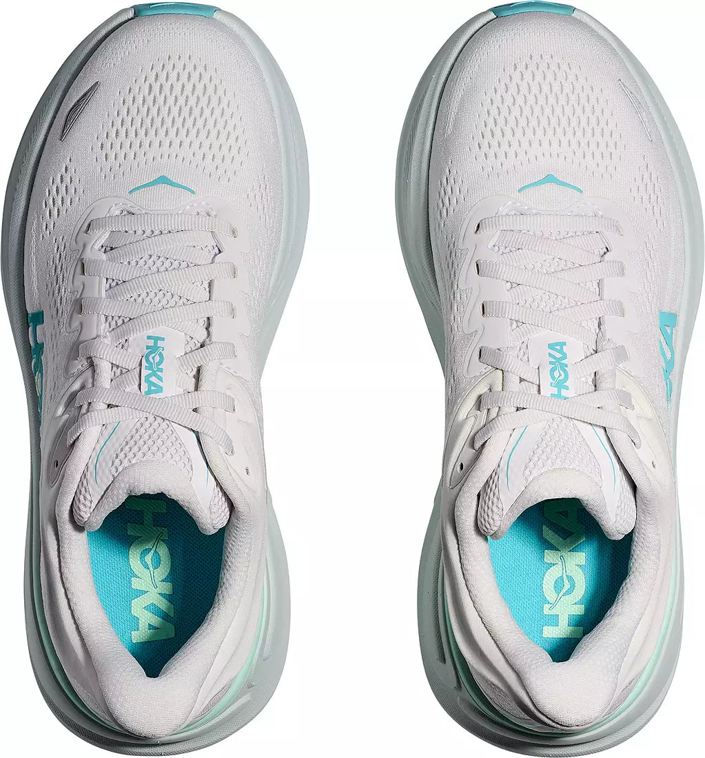 WOMEN'S HOKA BONDI 9 | FROST / CIELO BLUE