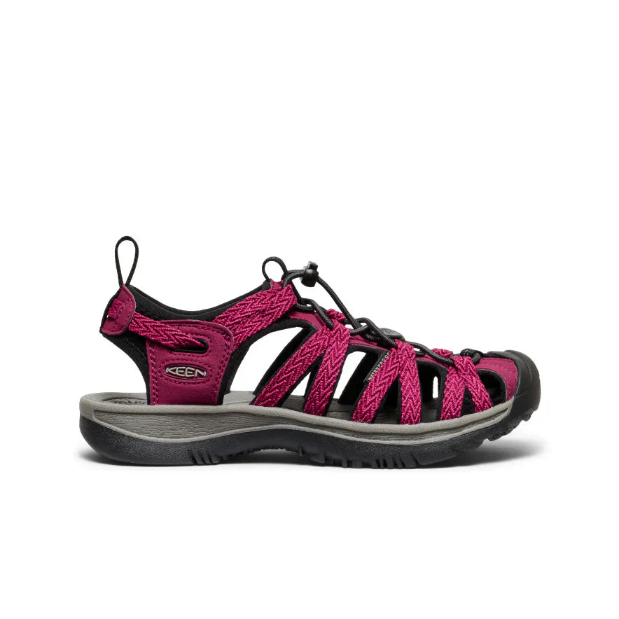 WOMEN'S KEEN WHISPER | BEAUJOLAIS / BLACK