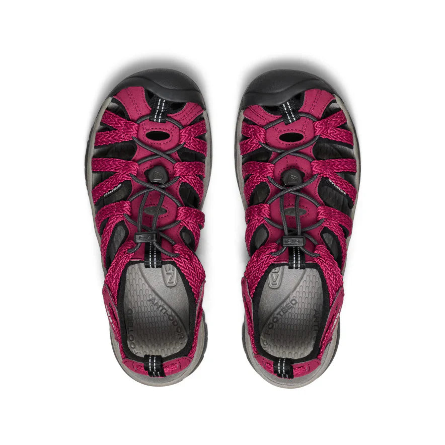 WOMEN'S KEEN WHISPER | BEAUJOLAIS / BLACK