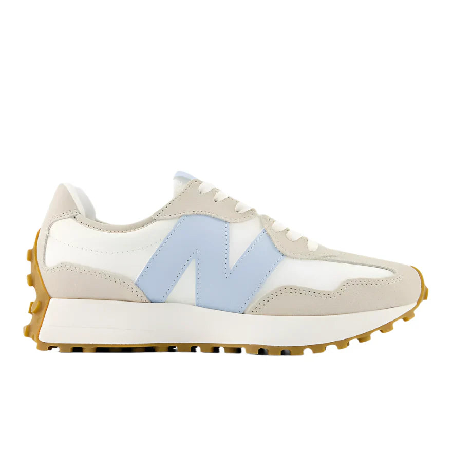 WOMEN'S NEW BALANCE 327 | TIMBERWOLF / SEA SALT / LIGHT CHROME BLUE