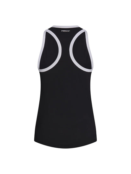 WOMEN'S PB5-STAR CORE TANK | BLACK / WHITE