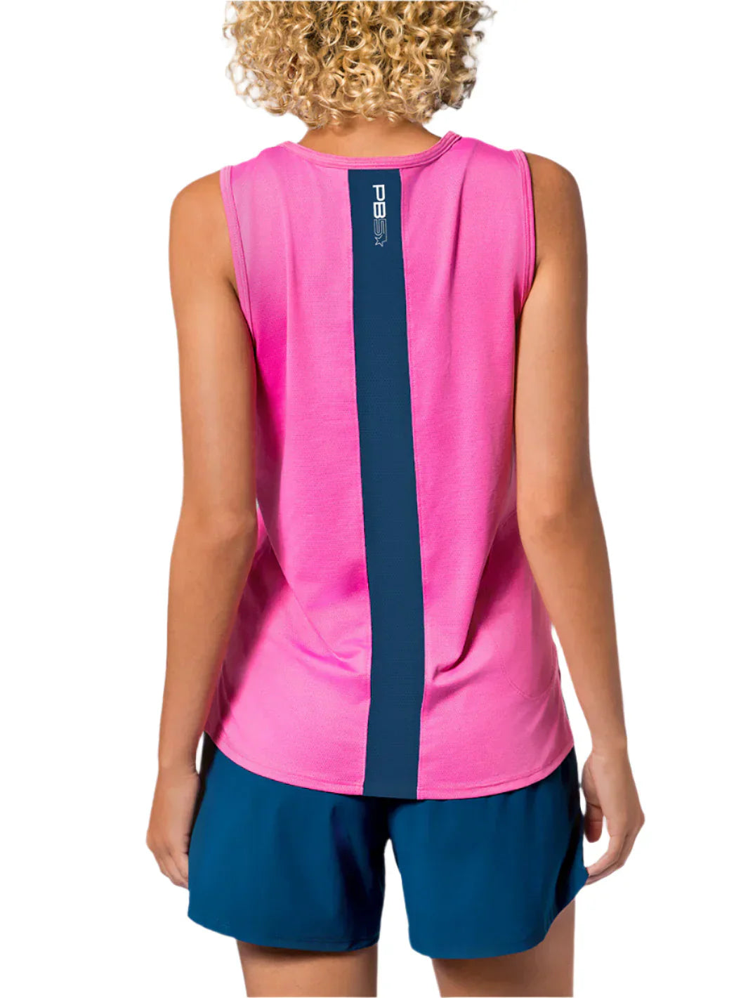 WOMEN'S PB5-STAR VENTED TANK | ASTRAL BLUE / PINK