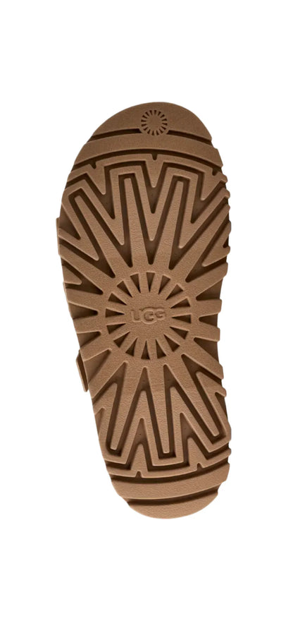 WOMEN'S UGG GOLDENGLOW SLIDE | DARK SAND