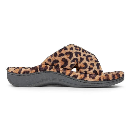 WOMEN'S VIONIC RELAX SLIPPER | NATURAL LEOPARD