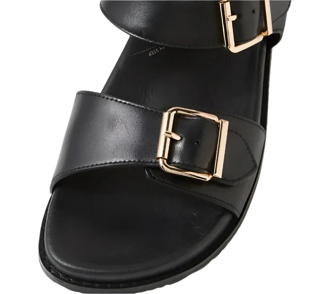 WOMEN'S ZIERA HASTICE | BLACK LEATHER