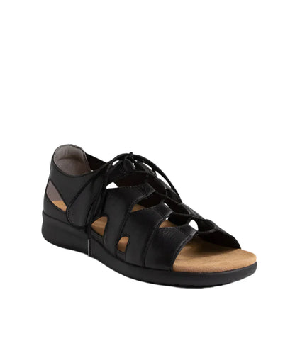 WOMEN'S ZIERA BARNETT | BLACK LEATHER