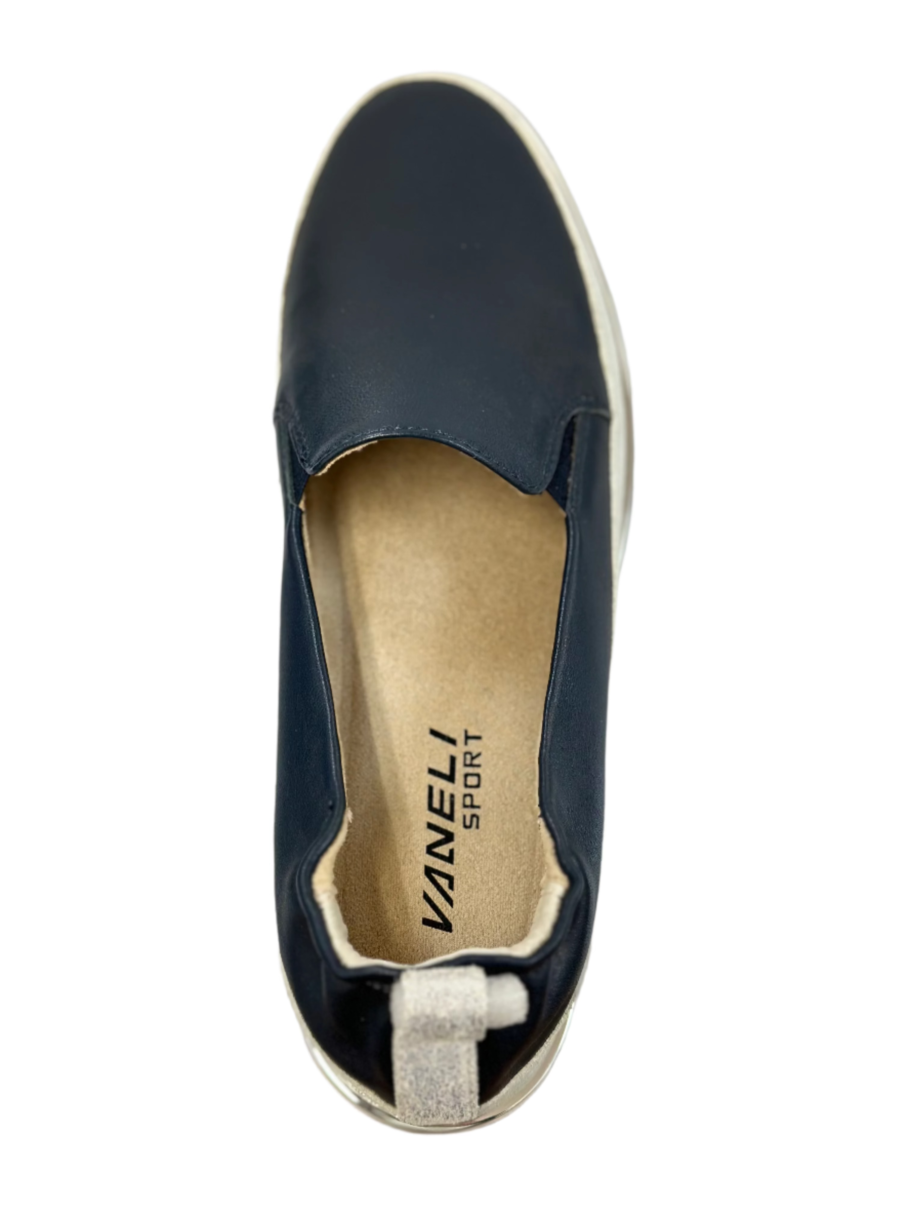 WOMEN'S VANELI QUIN | NAVY / SILVER NAPPA