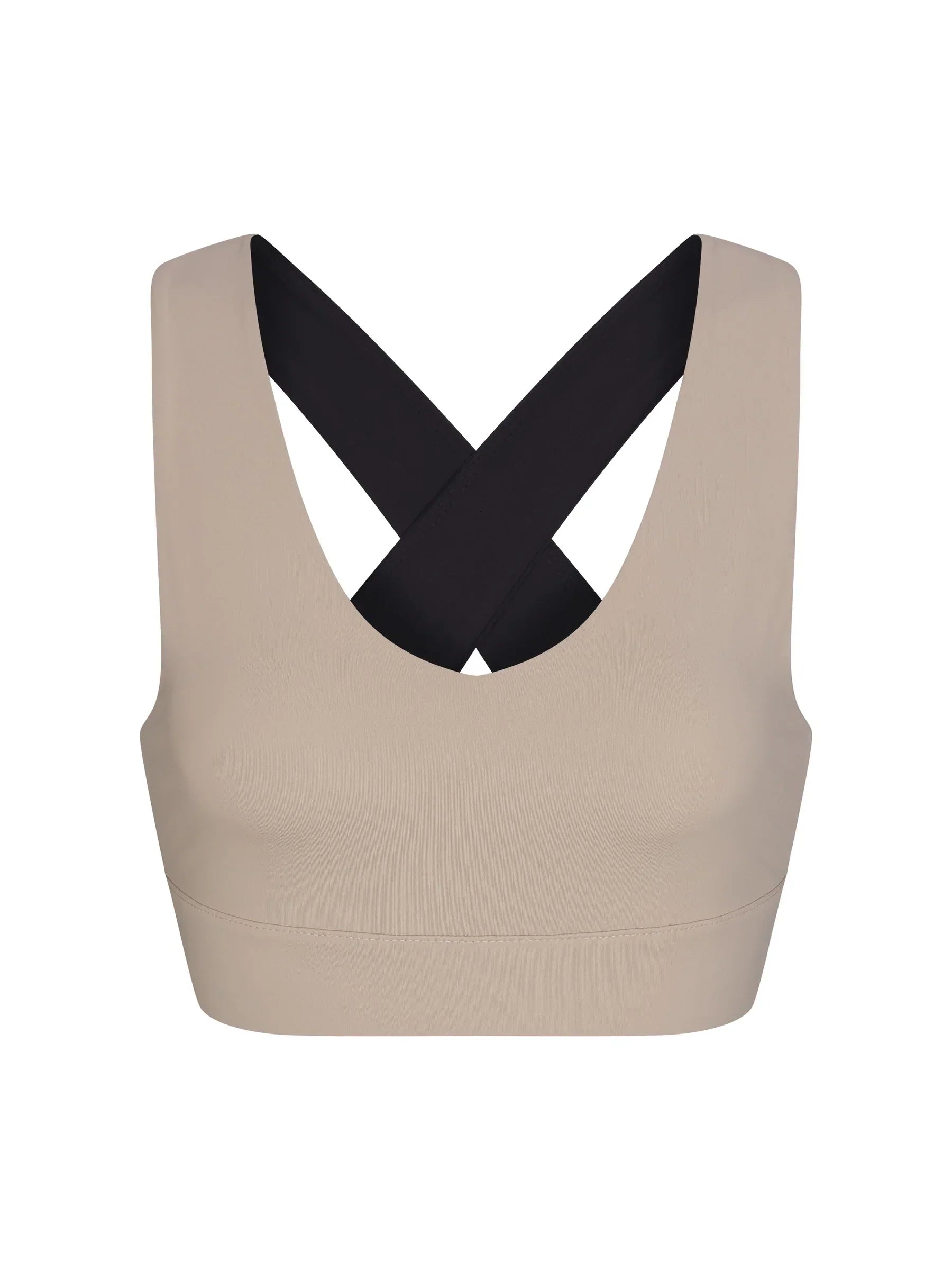 WOMEN'S PB5-STAR X-OVER BACK SPORTS BRA | SOFT CLAY