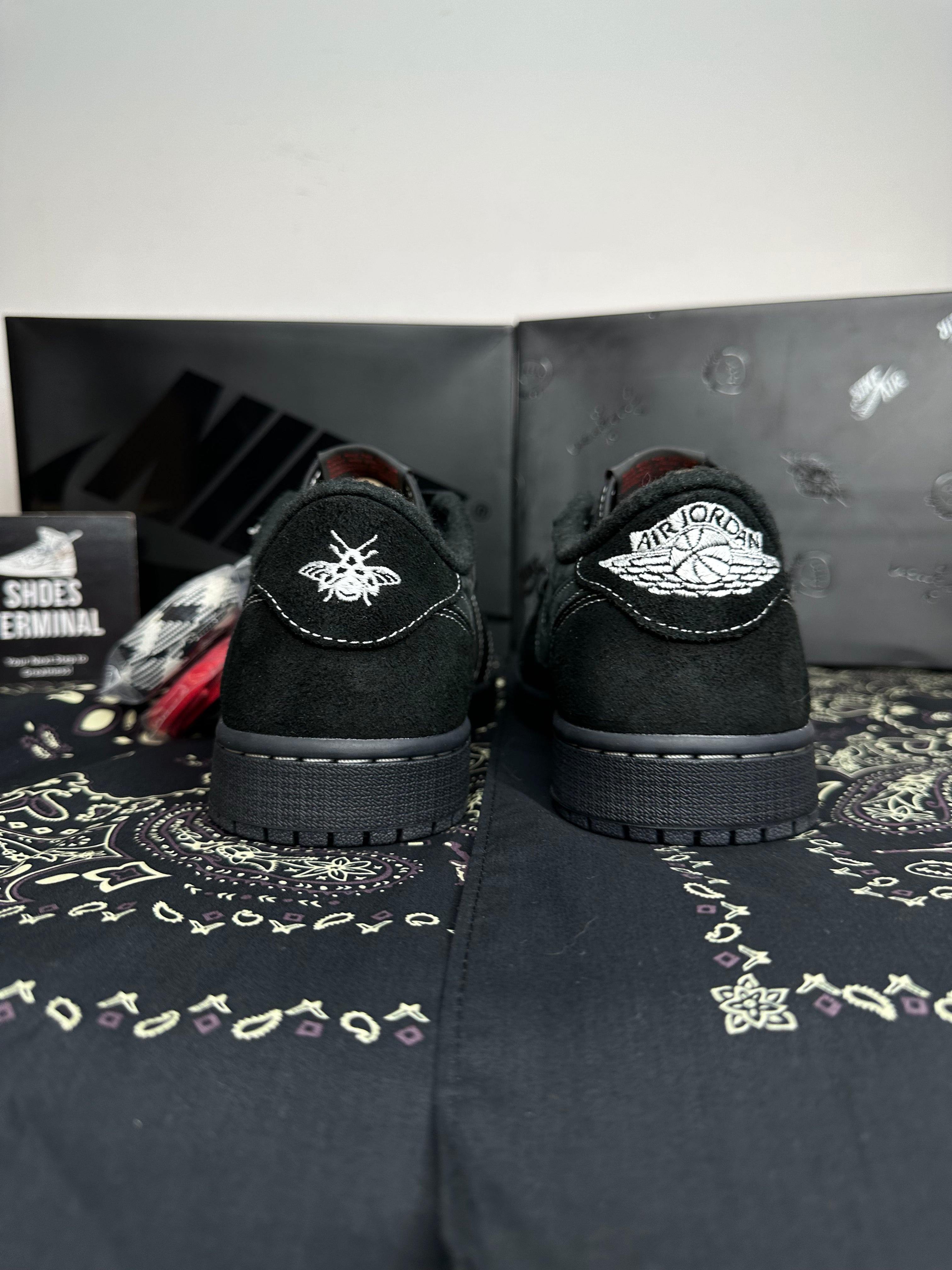 Air Jordan 1 Retro Low OG SP Travis Scott Black Phantom